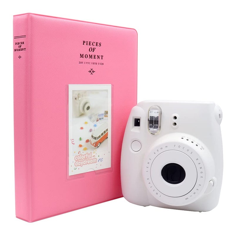Ablus 128 Pockets Mini Photo Album - Fits for Fujifilm Instax Mini 11 Mini 9 Mini 8 Mini 90 Mini 25, Polaroid Snap PIC-300, Kodak Mini 3-Inch Film(Flamingo Pink) - Image 4